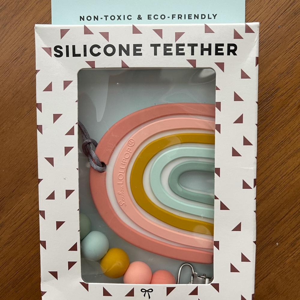 LOULOU LOLLIPOP
Silicone Teether with Gem Clip